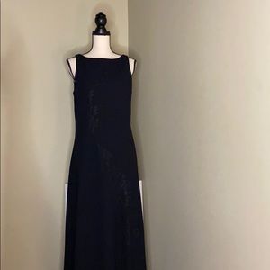 Black maxi dress by Jones of New York
